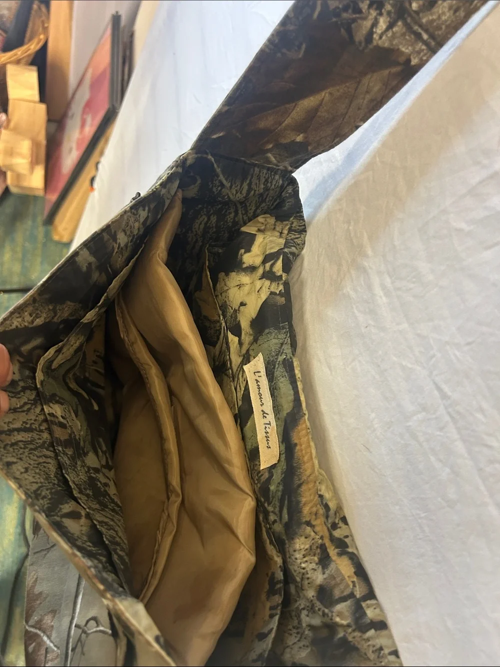 Camouflage Crossbody Shoulder Bag - Mossy Oak Style